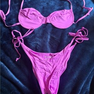 Vibrant Pink Bikini Set